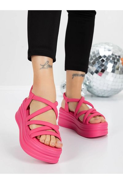 mei Sandale Dama cu Platforma 5H26 Fucsia | Mei