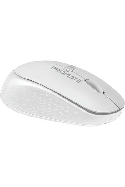 Promate Wireless Mouse, Ergonomic 2.4GHz Wireless with Comfort Grip