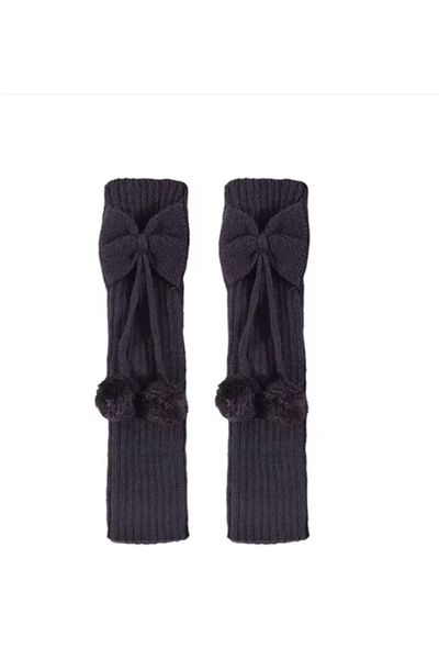 OEM Jambiere Tricotate, Pentru Fetite, Maro inchis