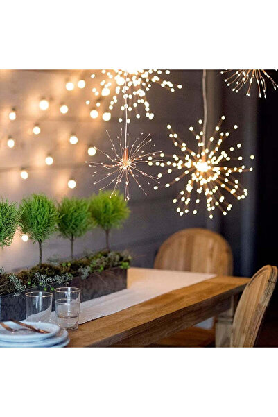 divendi-ro Instalație cu artificii decorative, moduri de iluminare, 120 LED-u...