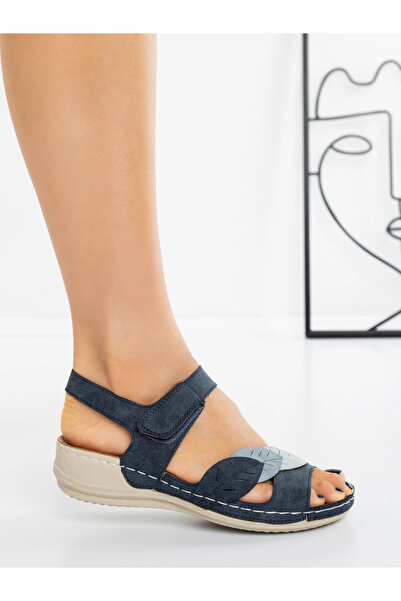 mei Sandale Dama cu Talpa Joasa 5XJ39 Albastru | Mei