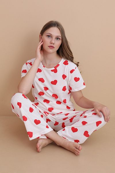 STELLAPİNK Women's Cotton Pajama Set