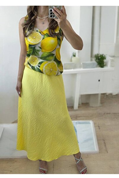 GLAMSI Fustă Damă din Vâscoză – Lejeră și Confortabilă