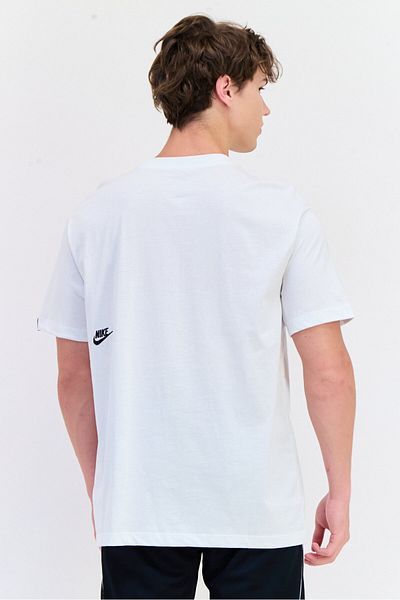 Nike Men Loose Fit Short Sleeve Outdoor T-Shirt, White