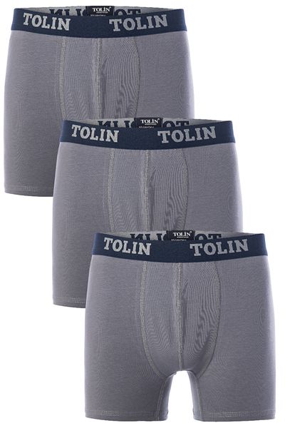 TOLIN Ανδρικό Σετ μπόξερ 3 τεμαχίων βαμβακερό Lycra 4147
