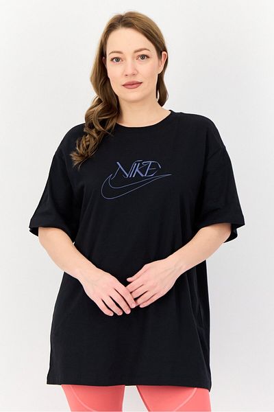 Nike Women Loose Fit Short Sleeve Outdoor T-Shirt, Black