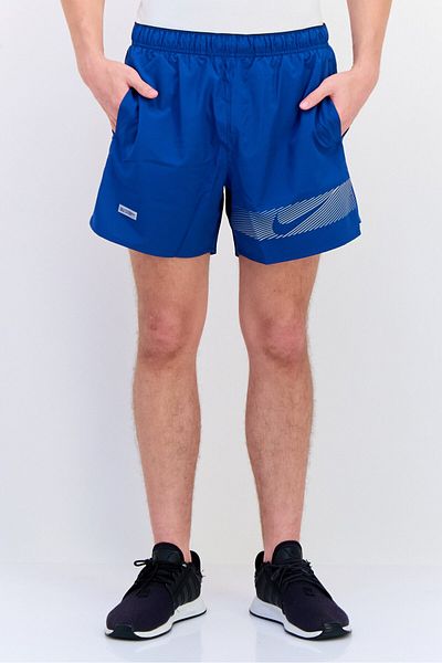 Nike Men Sportswear Fit 5 Inch Inseam Running Shorts, Teal Blue