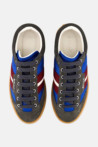 Bally Men Palmy Lace Up Sneaker Shoes, Multicolor
