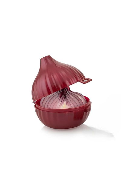 MUF HOME Anti-Odor Onion Storage Container – Practical Refrigerator Storage Box for Half Onions