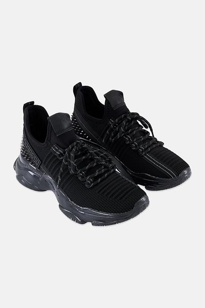 Steve Madden Men Maxx-s Lace Up Casual Shoe, Black