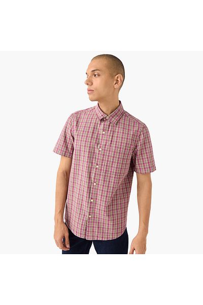 Lee Cooper Regular Fit Checked Collared Shirt