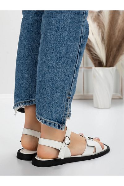 mei Women's Sandals with Low Sole 5SY3 White | Mei