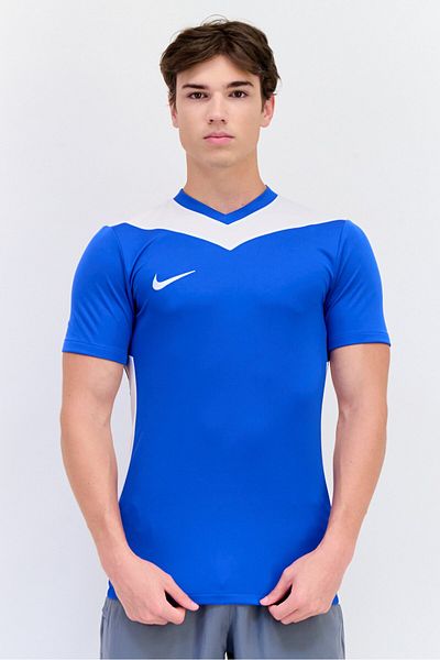 Nike Men Slim Fit Short Sleeve Training Jersey, Blue