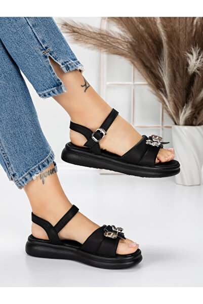 mei Sandale Dama cu Talpa Joasa 5WL23 Negru | Mei