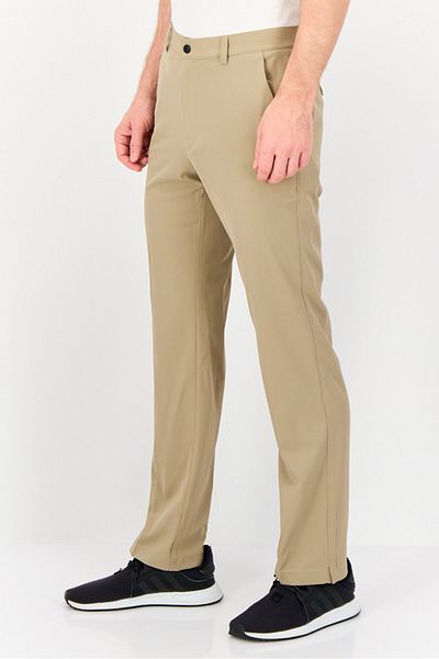 Greg Norman Men Sportswear Fit Plain Golf Pants, Khaki