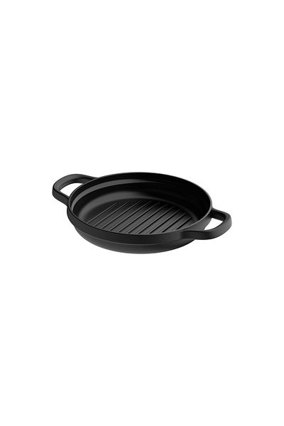 Berghoff Graphite grill pan, 26 cm, 2.1L, Cast iron, Black