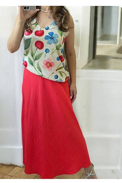 GLAMSI Women's Viscose Skirt – Light and Comfortable