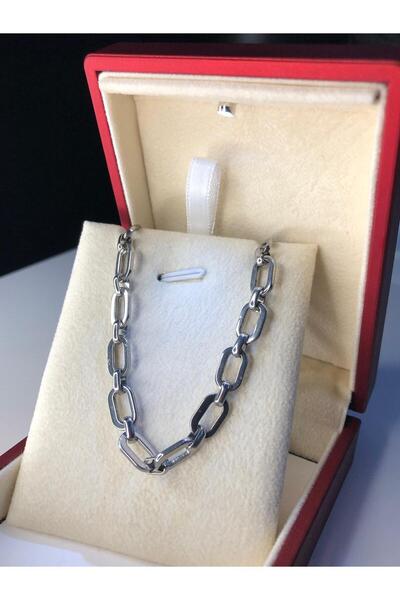 GWOMA قلادة رجالية بيضاوية الشكل من الفولاذ في صندوق مضيء • للحبيب • للزوجة •...