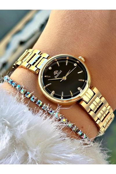 Bentini Women's Wrist Watch with Steel Band - Waterproof, Calendar, 2-Year Warranty