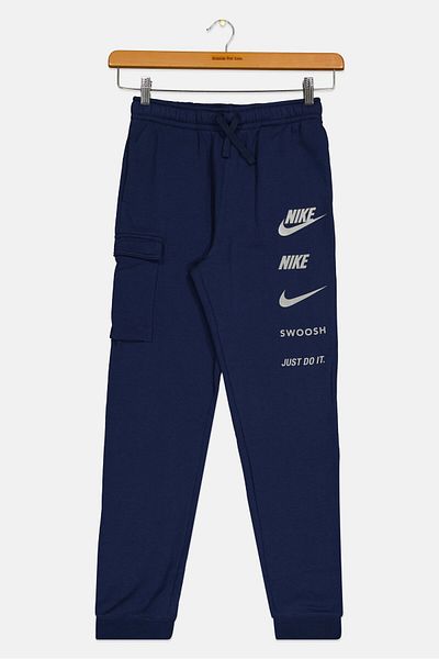 Nike Kids Boys Sportswear Fit Training Sweatpants, Navy