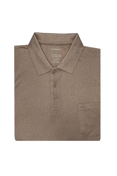 Ercan Ανδρικό κοντομάνικο μπλουζάκι Classic Fit με γιακά 7342