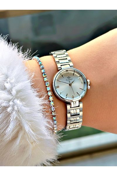Bentini Women's Wrist Watch with Steel Band - Waterproof, Calendar, 2-Year Warranty