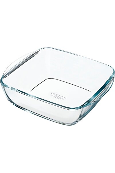 Pyrex Air Fryer Square Dish 2.2L – Generous Heat-Resistant Glass Dish for Baking & Air Fryer Meals