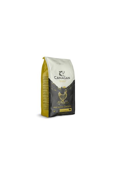 Canagan Hrană uscată pentru câini fără cereale, rasă mare cu pui, 2 kg