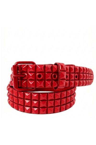 targay Pyramid Studded Belt Gothic Punk Metallica Style Belt