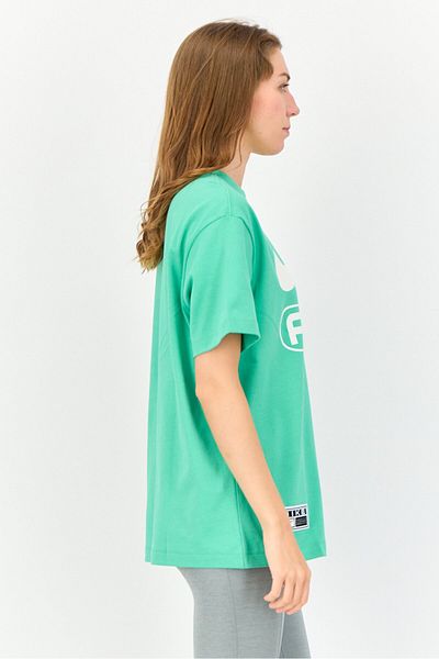 Nike Women Loose Fit Short Sleeves Outdoor T-Shirt, Green