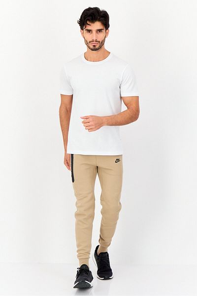 Nike Men Slim Fit Drawstring Outdoor Track Pants, Beige