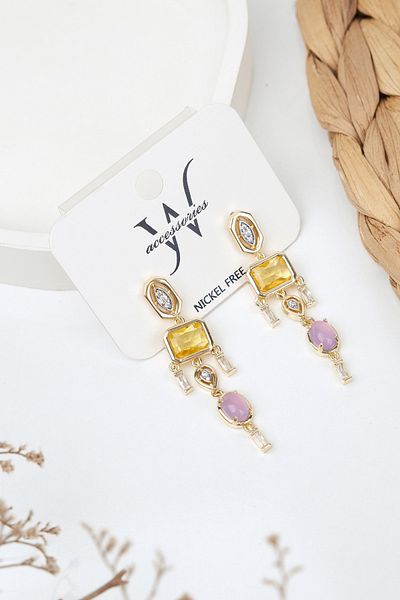Jack Ferrero Luxury Steel/Not Darkening /Women's Earrings