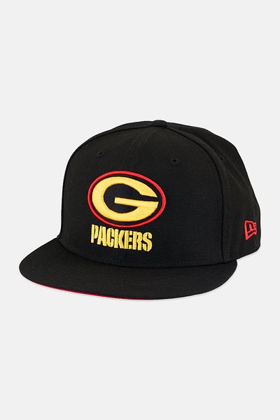 NEW ERA Men NFL Green Bay Packers Fitted Cap, Multicolor