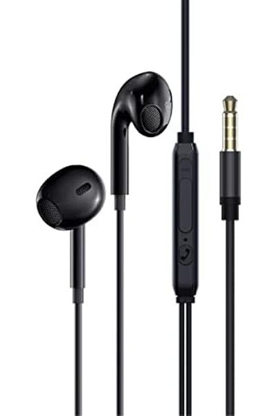 Promate Wired Earphones, Ergonomic In-Ear HD Bass Boost Earbuds with Mic, Noise Isolation, Call Func