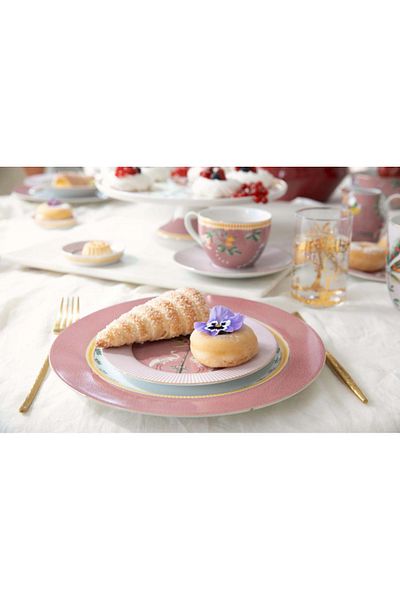 Pip Studio La Majorelle farfurie roz 17 cm