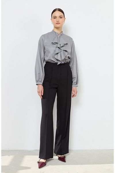 Fatma Atasoy Double Black Palazzo Pants