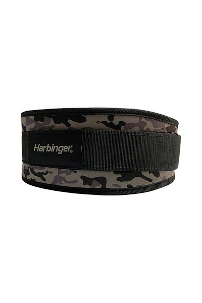 HARBINGER Curea Foam Core, unisex, Grey Camo mărimea L