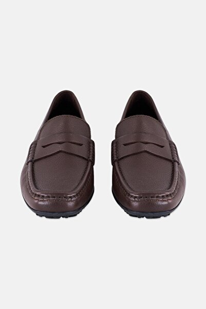 Geox Men U Kosmopolis Grip Slip On Loafers, Dark Brown