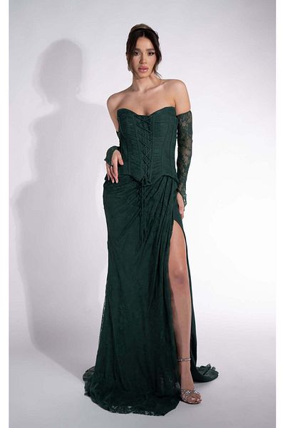 BOGAS Long Women's Dress Green Frezya
