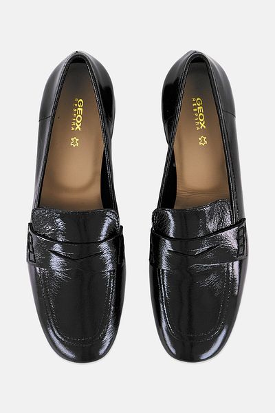 Geox Women Dhyalma Slip On Loafers, Black
