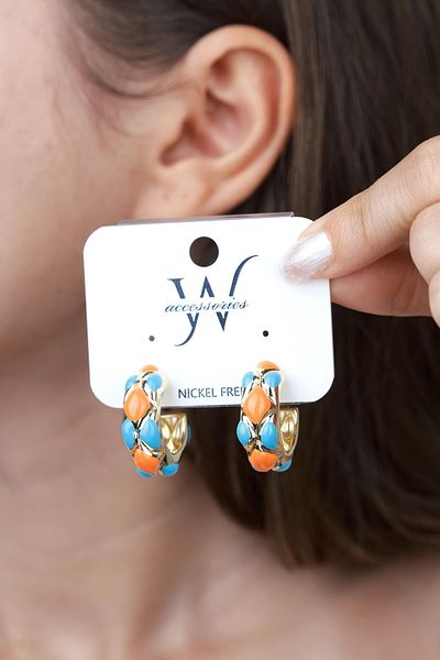 Jack Ferrero Luxury Steel/Not Darkening /Women's Earrings