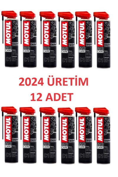 Motul C1 Zincir Bakım Ve Temizleme Spreyi 12 x 400 ML