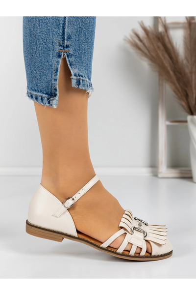 mei Sandale Dama cu Talpa Joasa 5GZ38 Bej | Mei