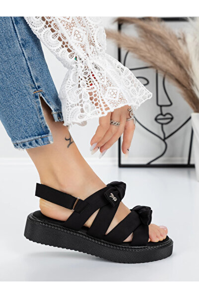 mei Γυναικεία Σανδάλια με Χαμηλή Σόλα 5H29 Μαύρα | Mei