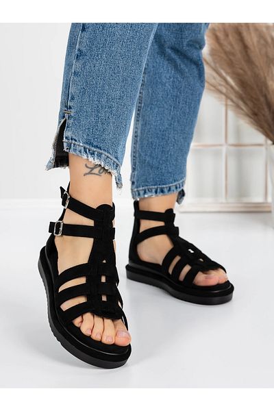 mei Sandale Dama cu Talpa Joasa 5GZ8 Negru | Mei