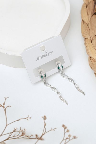 Jack Ferrero Luxury Steel/Not Darkening /Women's Earrings
