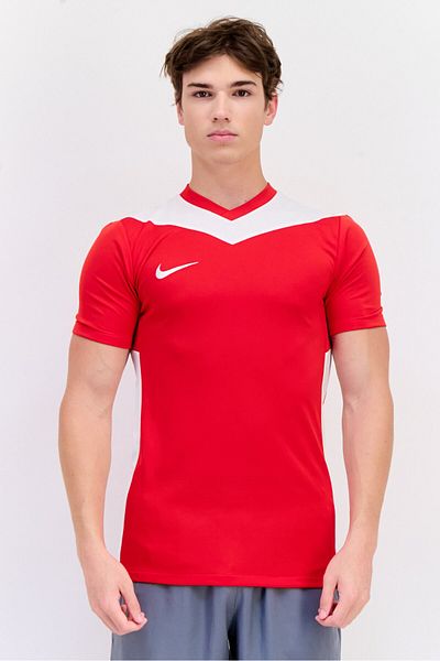 Nike Men Slim Fit Short Sleeve Training Jersey, Red