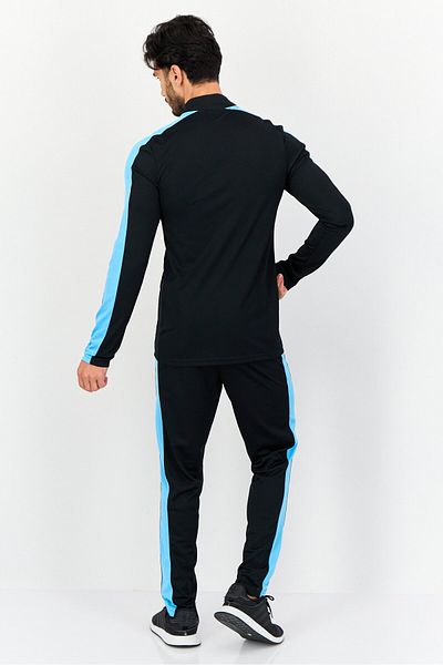 Nike Men 2 Piece Dri-Fit Long Sleeves Football Tracksuit, Black