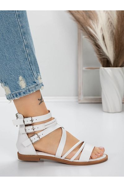 mei Sandale Dama cu Talpa Joasa 5HXS3 Alb | Mei