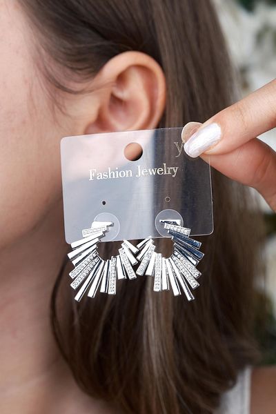Jack Ferrero Luxury Steel/Not Darkening /Women's Earrings